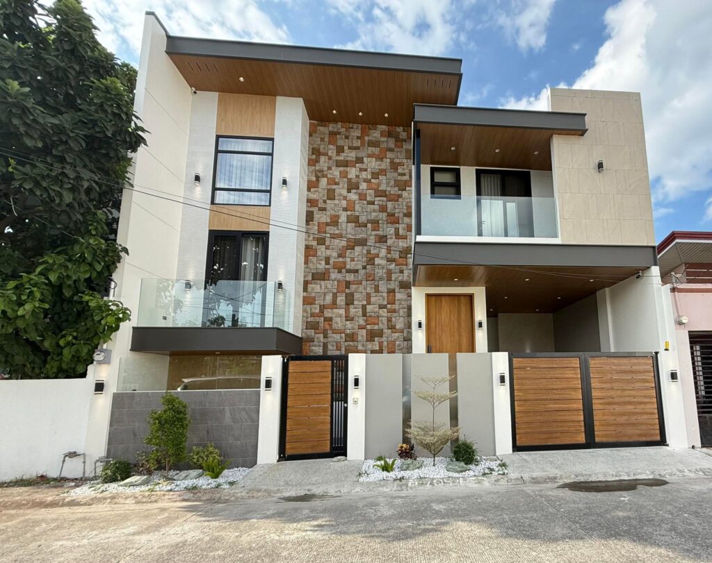 Furnished smart home for sale in Angeles City near Marquee Mall – Facade