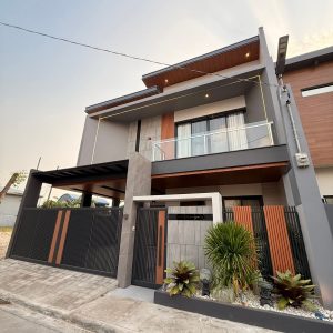 Brand-New Fully Furnished House for Sale Mabalacat Near Clark Front-View