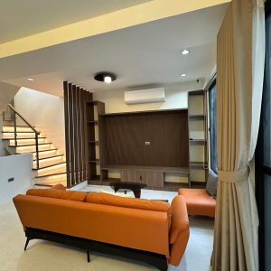 Living area of fully furnished house for sale in Angeles City near Marquee Mall