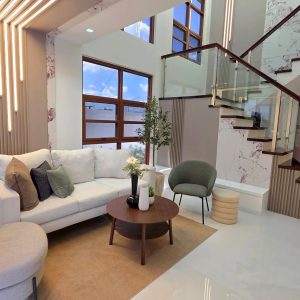 Living area of brand new 4-bedroom house for sale near Clark Angeles City