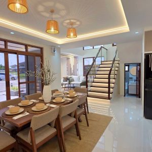 Living area of brand new 4-bedroom house for sale near Clark Angeles City