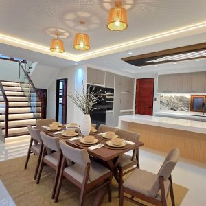 Living area of brand new 4-bedroom house for sale near Clark Angeles City