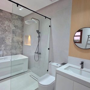 Primary Bathroom of brand new house for sale in Angeles City near Clark