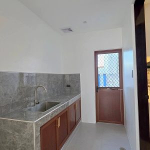 Dirty Kitchen of brand new house for sale in Angeles City near Clark