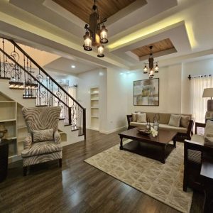 Luxurious Modern Rustic Home Near Rockwell Nepo, Angeles City - Fully Furnished - Prime Corner Lot3931